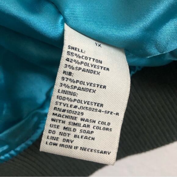 Ashley by 26 International Downtown Collection Satin California Varsity Jacket - Picture 5 of 10